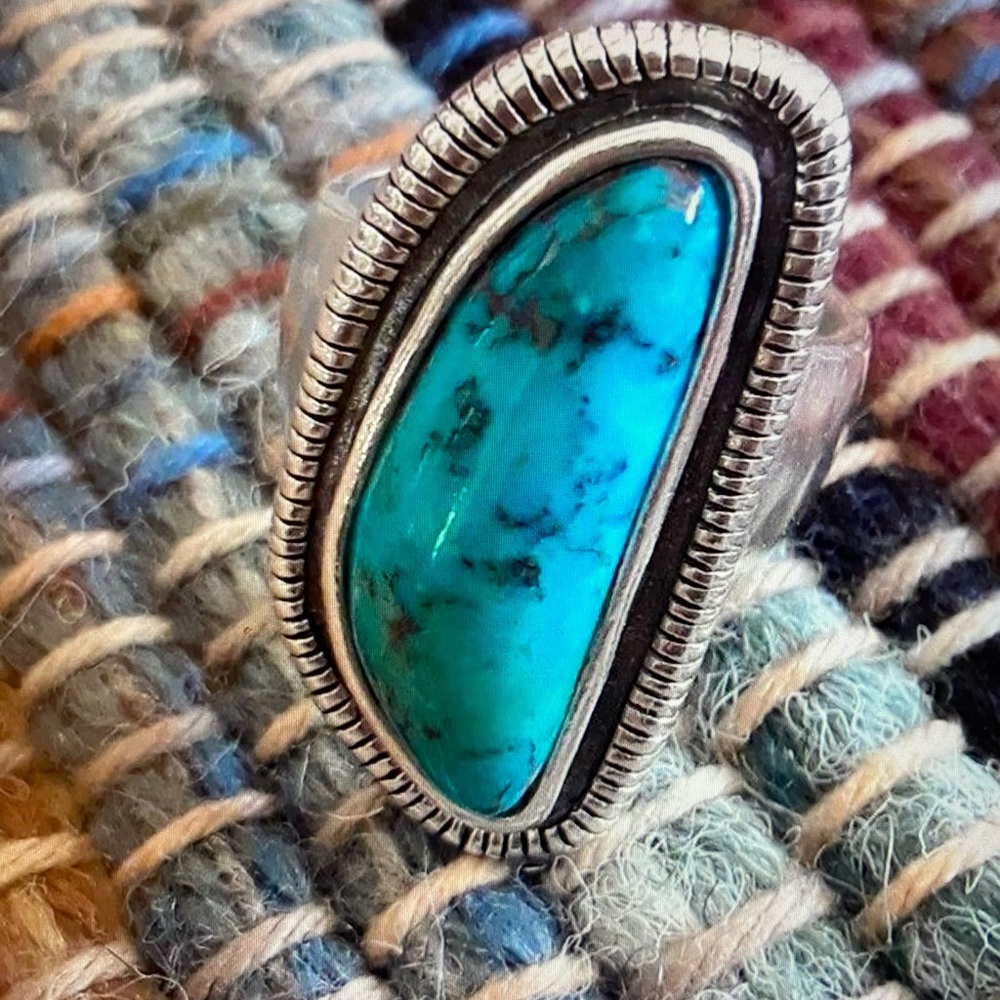 Silpada Turquoise Ripple Ring Item R3482